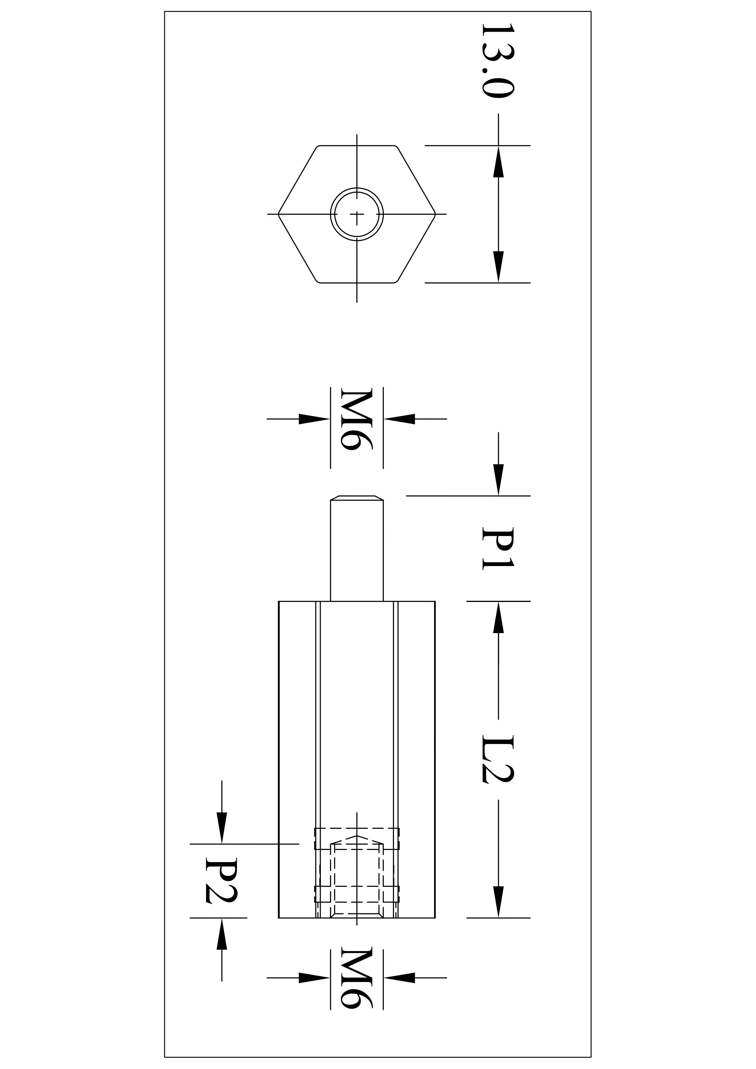 M6 Thread PCB Spacer Insulators