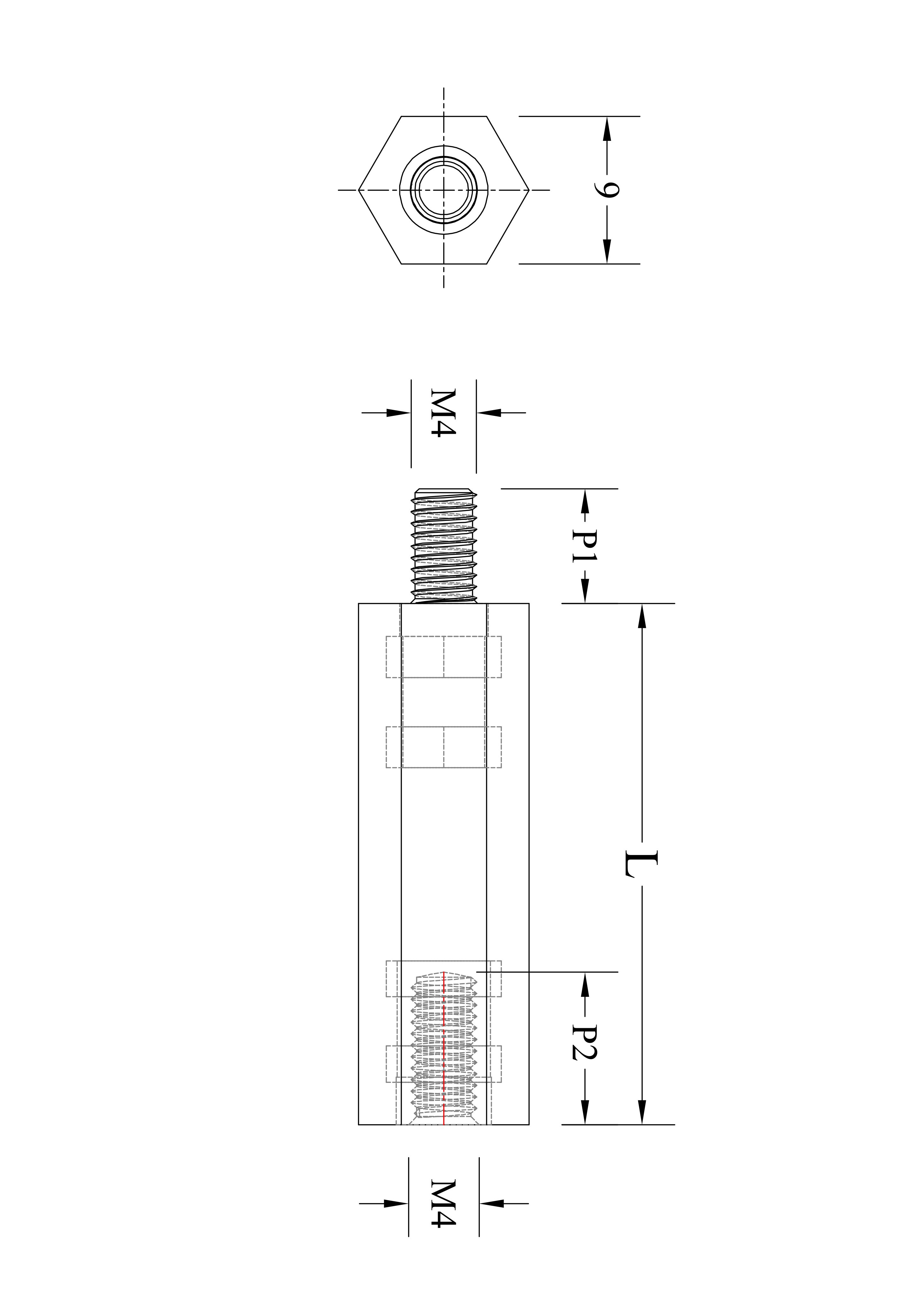 M4 PCB Spacer Standoffs