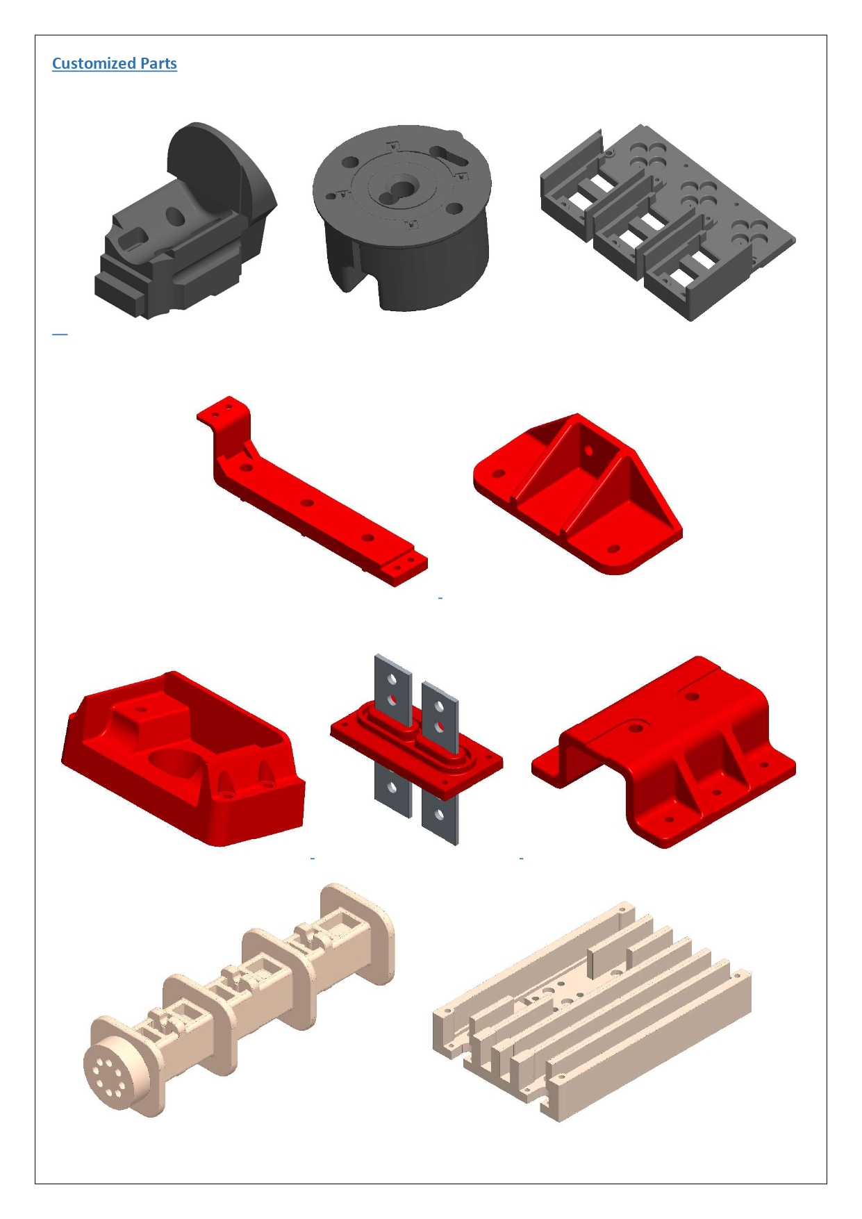 Customized Busbar Support